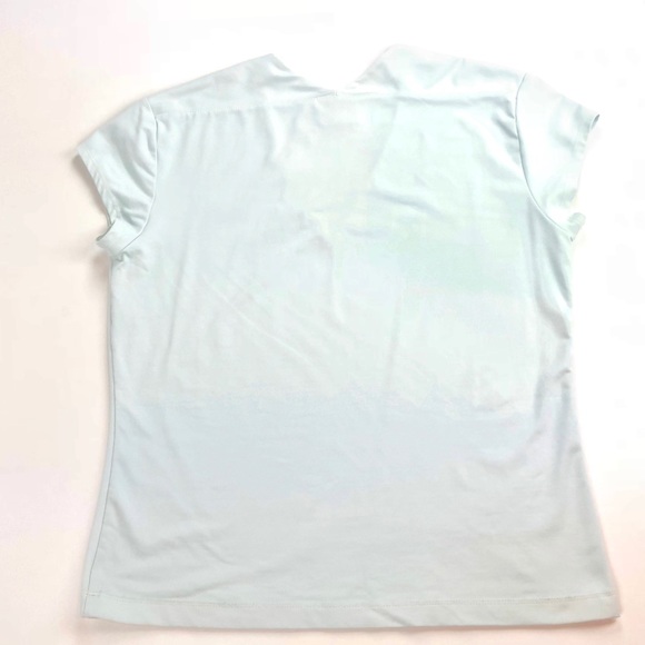 Chico’s Women’s Light Green Tee Shirt 1 - Picture 2 of 5